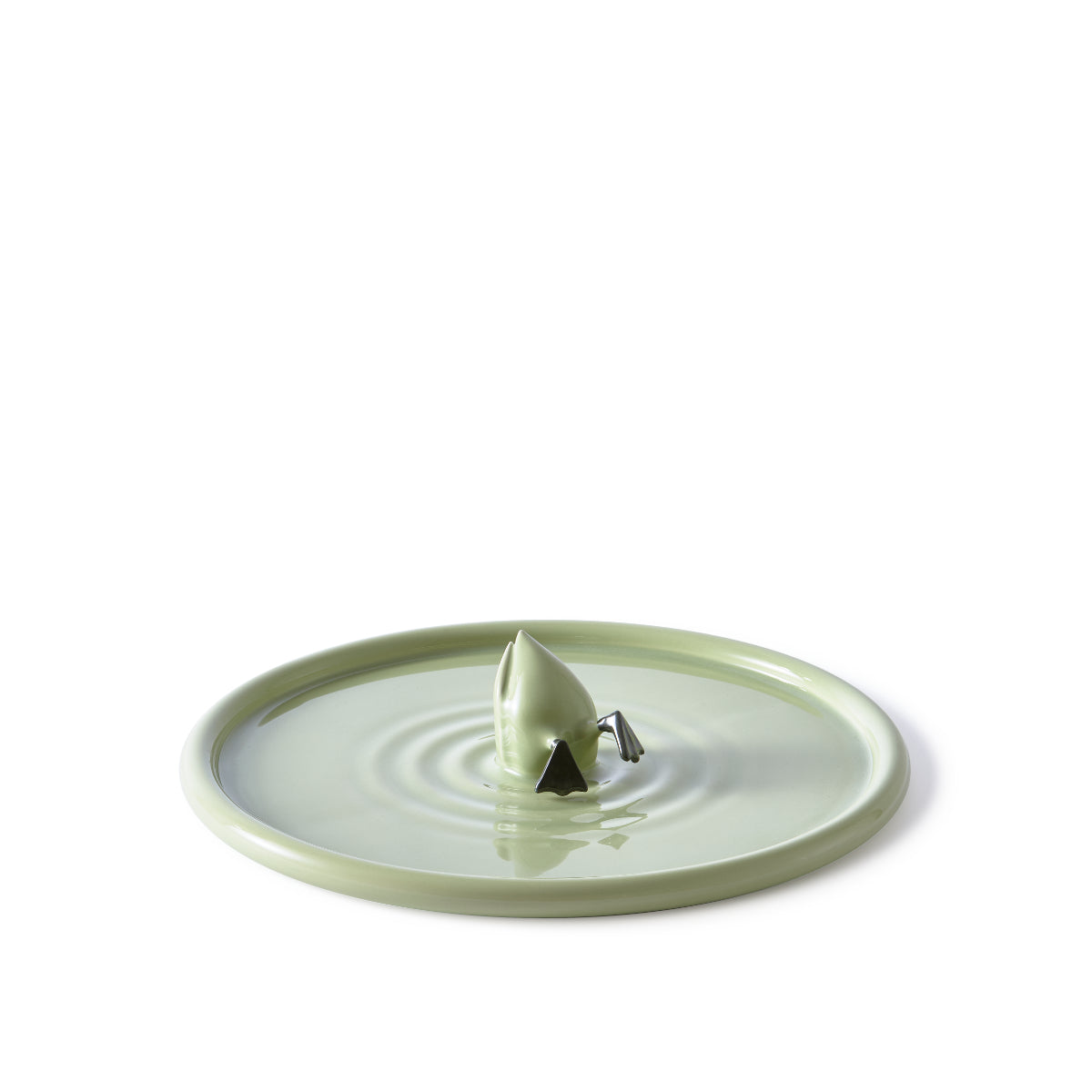 Diving Duck Plate Green