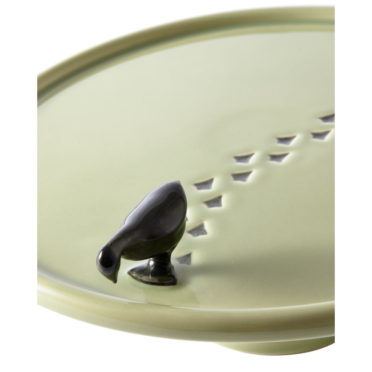 Walking Duck Plate Green