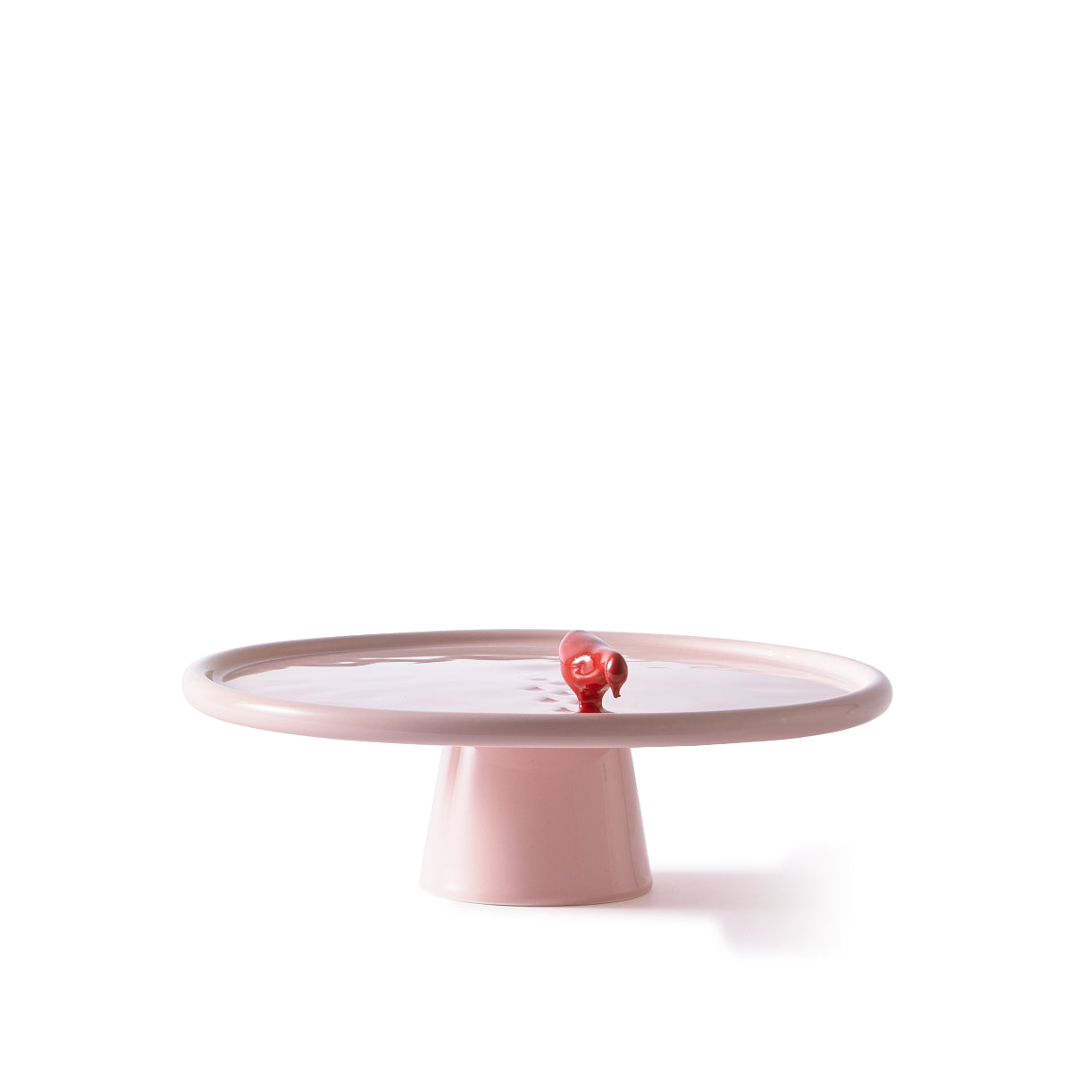 Walking Duck Plate Pink