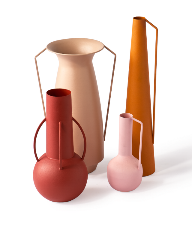 Roman Vases set 4 - Light pink